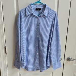 Kittenish Striped Button Down Shirt